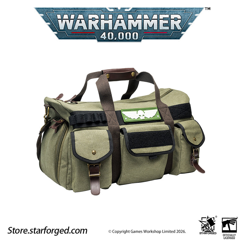 Starforged Warhammer 40K Imperial of Man Astra Militarum Traveler Bag Warhammer Fashion Accessories Gift