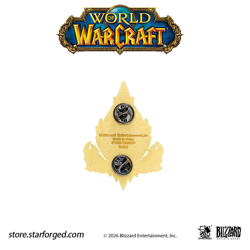 STARFORGED World of Warcraft Faction Badges | Men's Fashion Accessories | Officially Authorized | WOW Gifts