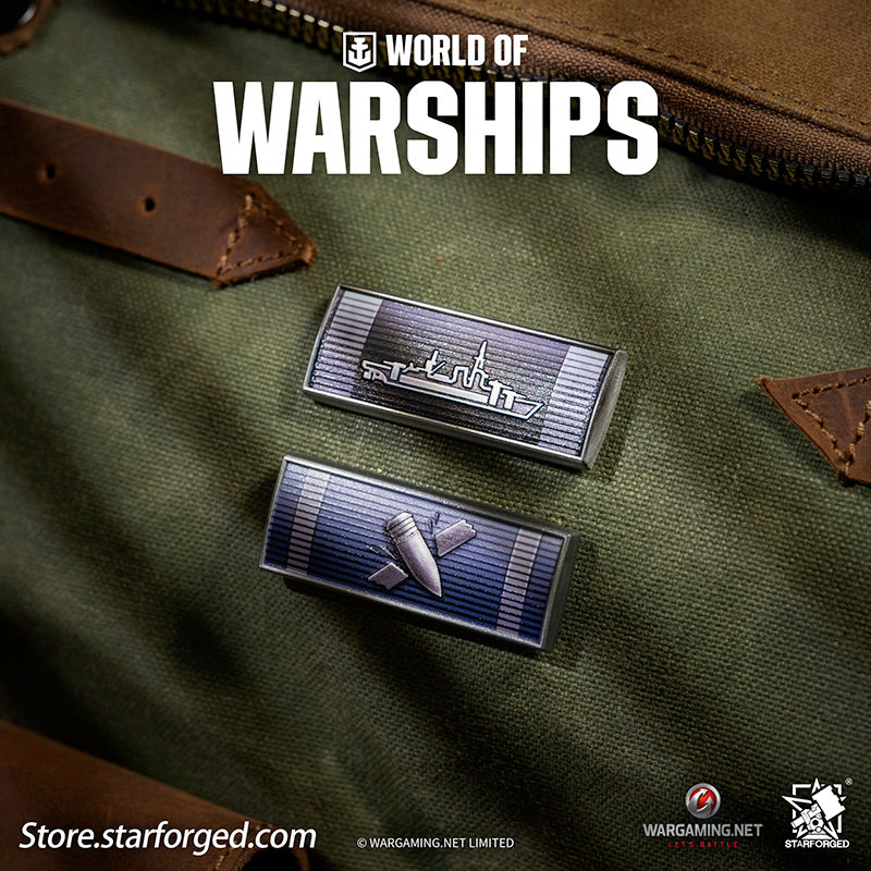 Starforged World of Warships Game Damage Tokens Fridge Magnets  & Pin Brooch Wargaming License Other