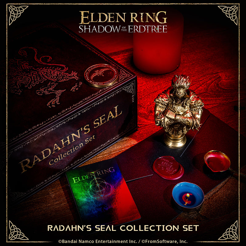 Starscourge Radahn Starforged ELDEN RING Radahn Sealing Wax Statue Commemorative Coins Game Merchandise Officially Authorized "The Red Lion General wielded gravitational powers which he learned in Sellia during his younger days. All so he would never have to abandon his beloved but scrawny steed."