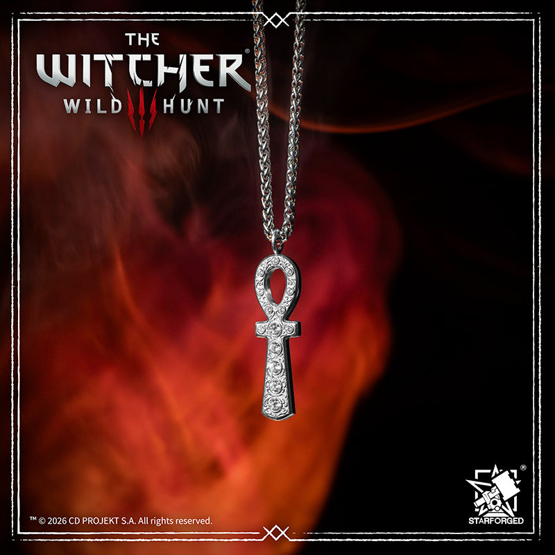 Starforged The Witcher 3: Wild Hunt Keira Metz Necklace Silver Pendant Game Merchandise Officially Authorized
