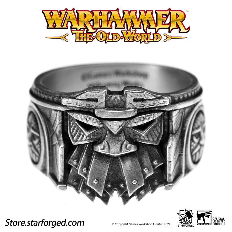 Starforged Duardin Ironbreaker Rune Ring Warhammer the Old World  Men's fashion accessories  New Version Sales Will Begin Soon