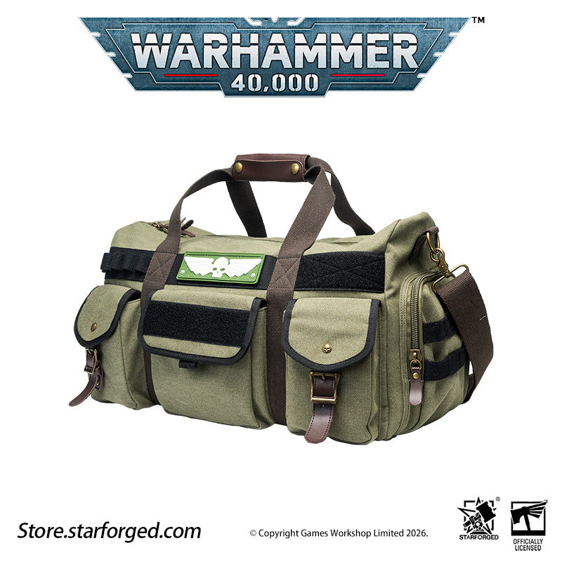 Starforged Warhammer 40K Imperial of Man Astra Militarum Traveler Bag Warhammer Fashion Accessories Gift