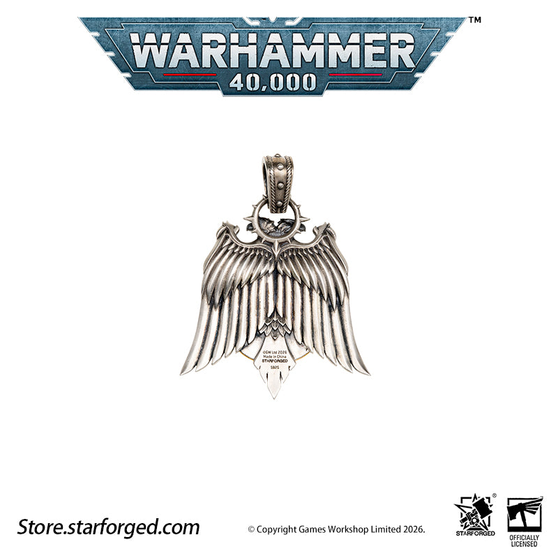 Starforged Warhammer 40K Space Marines Ultramarines Chapter Armourial Pendant | Sterling Silver | Warhammer Gifts The Ultramarines are the XIII Legion of the Space Marines forged during the Great Crusade. Be it the Age of the Emperor Great Crusade or the grim dark of the 41st Millennium, mortal folk draw profound comfort at the sight of their sigil hollow U crest riding to their salvation.