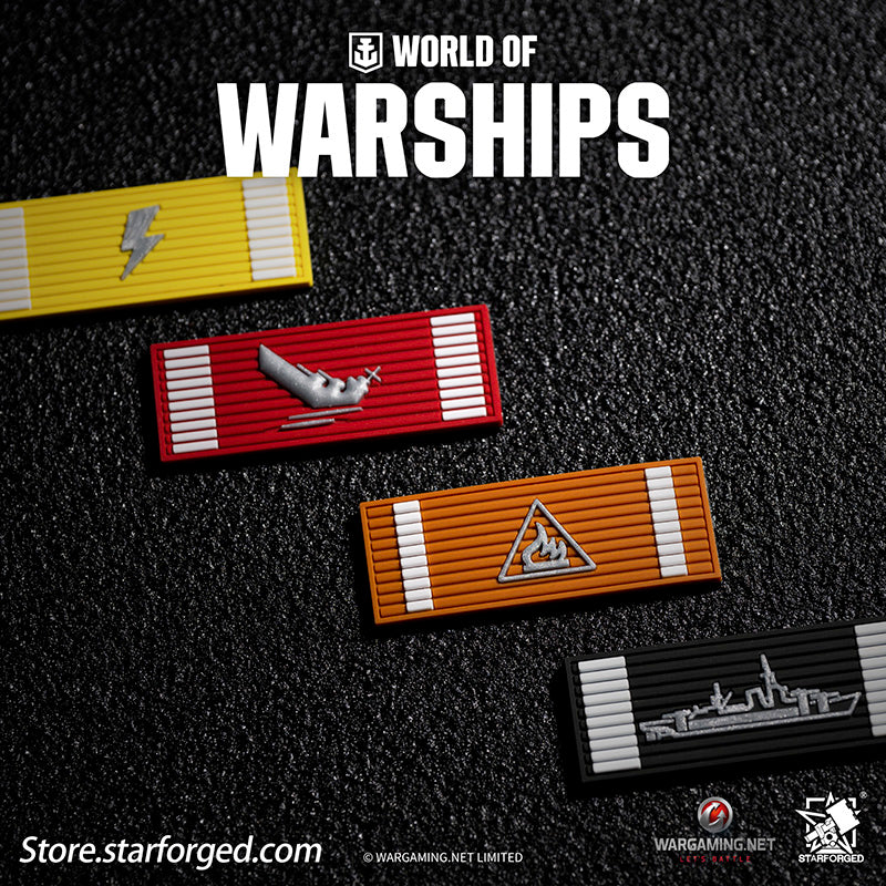 Starforged World of Warships  Game Damage Counting Logo Velcro Men's Accessories Other