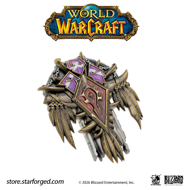 STARFORGED World of Warcraft Faction Metal Badges | Men's Fashion Accessories | Officially Authorized | WOW Gifts