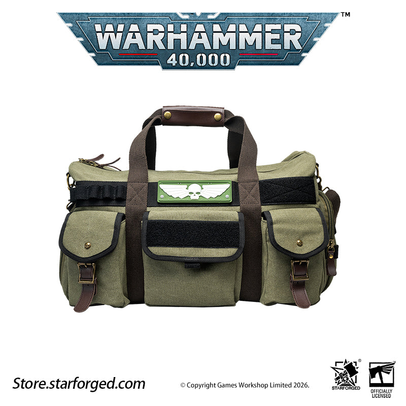 Starforged Warhammer 40K Imperial of Man Astra Militarum Traveler Bag Warhammer Fashion Accessories Gift
