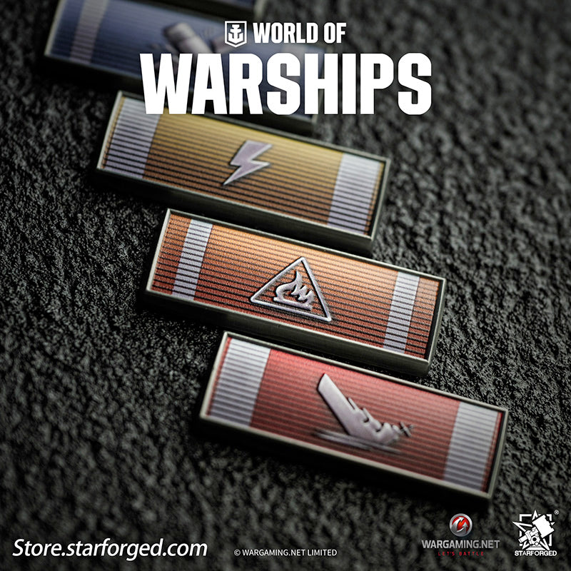 Starforged World of Warships Game Damage Tokens Fridge Magnets  & Pin Brooch Wargaming License Other