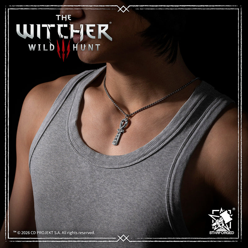 Starforged The Witcher 3: Wild Hunt Keira Metz Necklace Silver Pendant Game Merchandise Officially Authorized