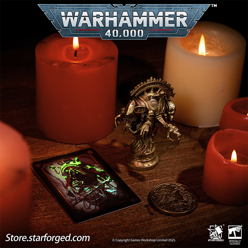 Starforged Warhammer 40K Adeptus Mechanicus Belisarius Cawl Wax Seal Set Men's Jewelry Accessories Belisarius Cawl is a Sacred Archmagos of the Adeptus Mechanicus, and for centuries he has been involved in one of the Imperium's greatest secrets. He first emerged publicly during the 13th Black Crusade at the end of the 41st millennium. Cawl is recognized as a master among masters, holding one of the highest ranks within the Mechanicus.Unlike many Tech-Priests who seek only to replicate or rediscover