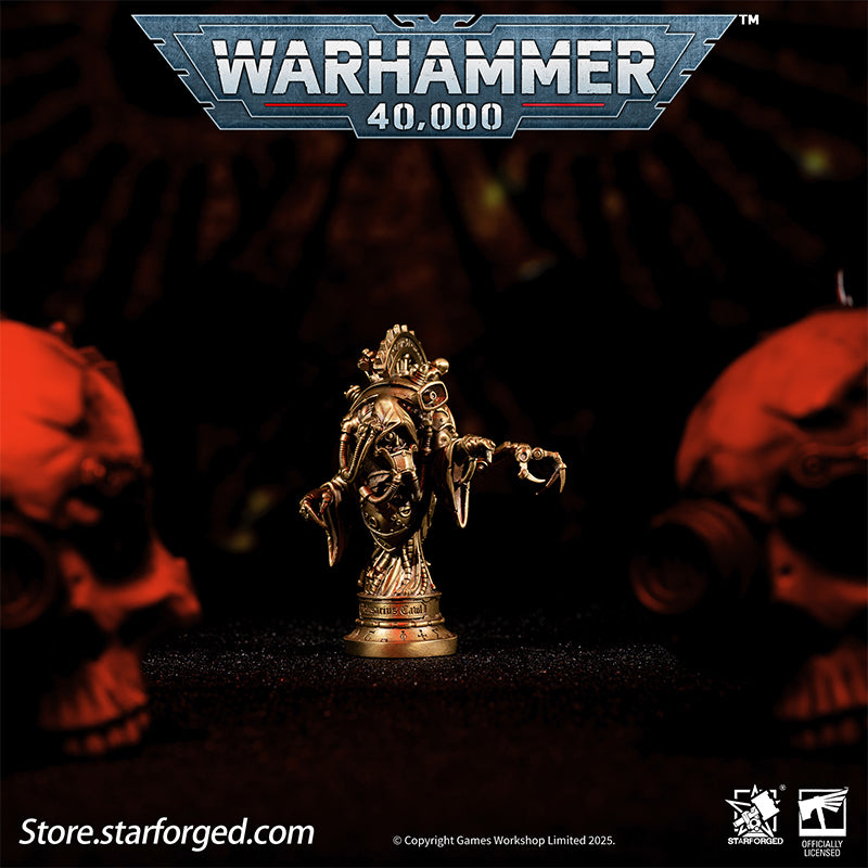 Starforged Warhammer 40K Adeptus Mechanicus Belisarius Cawl Wax Seal Set Men's Jewelry Accessories
