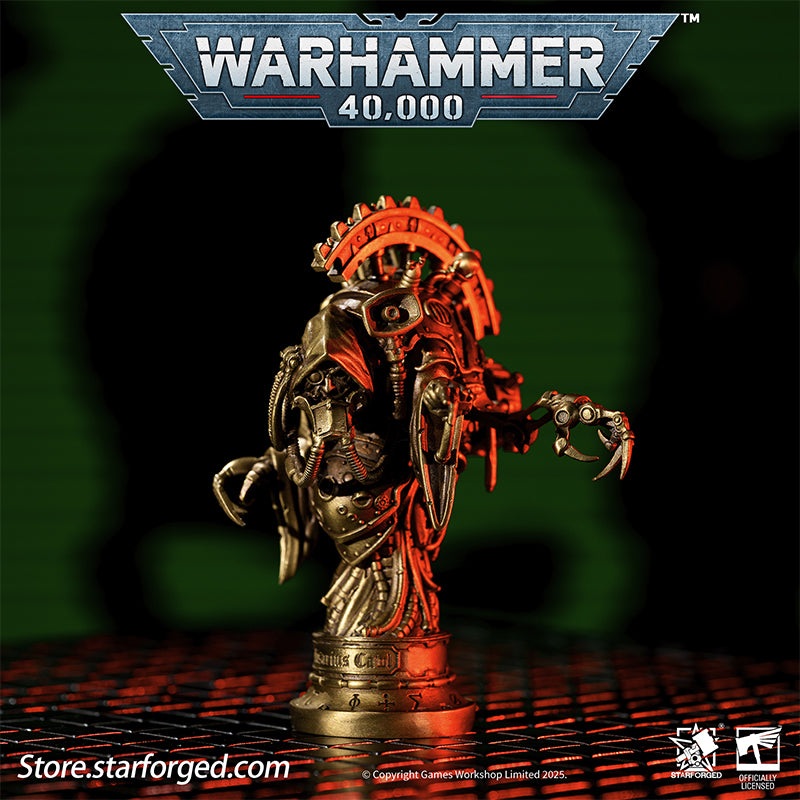 Starforged Warhammer 40K Adeptus Mechanicus Belisarius Cawl Wax Seal Set Men's Jewelry Accessories