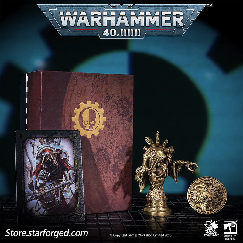 Starforged Warhammer 40K Adeptus Mechanicus Belisarius Cawl Wax Seal Set Men's Jewelry Accessories Belisarius Cawl is a Sacred Archmagos of the Adeptus Mechanicus, and for centuries he has been involved in one of the Imperium's greatest secrets. He first emerged publicly during the 13th Black Crusade at the end of the 41st millennium. Cawl is recognized as a master among masters, holding one of the highest ranks within the Mechanicus.Unlike many Tech-Priests who seek only to replicate or rediscover