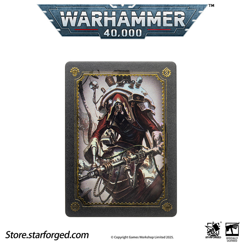 Starforged Warhammer 40K Adeptus Mechanicus Belisarius Cawl Wax Seal Set Men's Jewelry Accessories