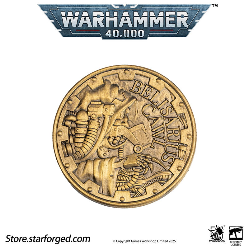 Starforged Warhammer 40K Adeptus Mechanicus Belisarius Cawl Wax Seal Set Men's Jewelry Accessories Belisarius Cawl is a Sacred Archmagos of the Adeptus Mechanicus, and for centuries he has been involved in one of the Imperium's greatest secrets. He first emerged publicly during the 13th Black Crusade at the end of the 41st millennium. Cawl is recognized as a master among masters, holding one of the highest ranks within the Mechanicus.Unlike many Tech-Priests who seek only to replicate or rediscover