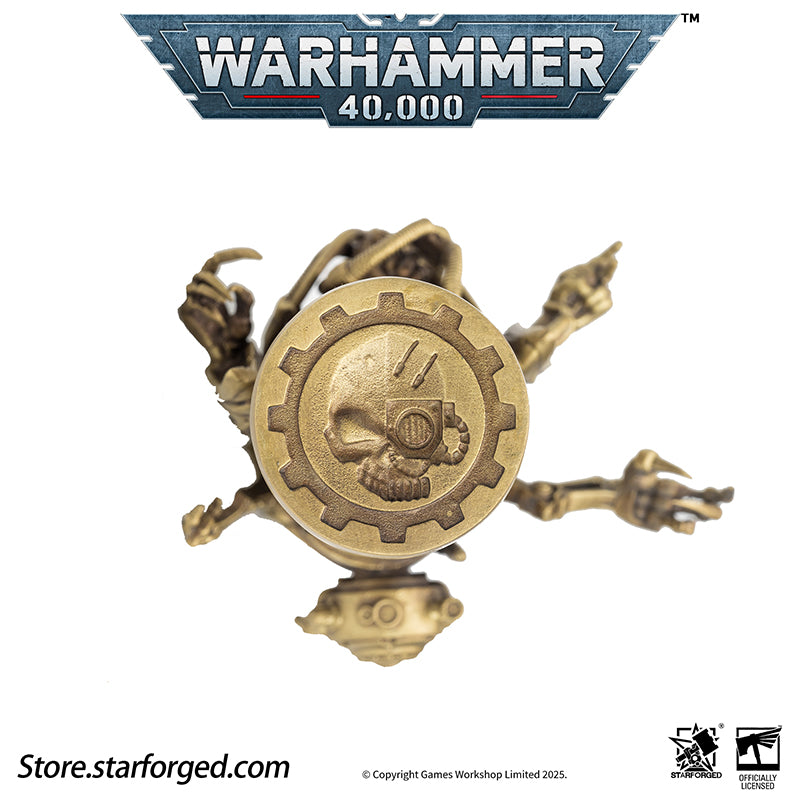 Starforged Warhammer 40K Adeptus Mechanicus Belisarius Cawl Wax Seal Set Men's Jewelry Accessories