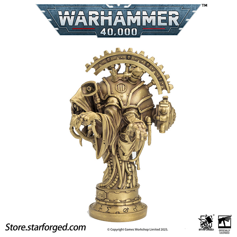 Starforged Warhammer 40K Adeptus Mechanicus Belisarius Cawl Wax Seal Set Men's Jewelry Accessories Belisarius Cawl is a Sacred Archmagos of the Adeptus Mechanicus, and for centuries he has been involved in one of the Imperium's greatest secrets. He first emerged publicly during the 13th Black Crusade at the end of the 41st millennium. Cawl is recognized as a master among masters, holding one of the highest ranks within the Mechanicus.Unlike many Tech-Priests who seek only to replicate or rediscover