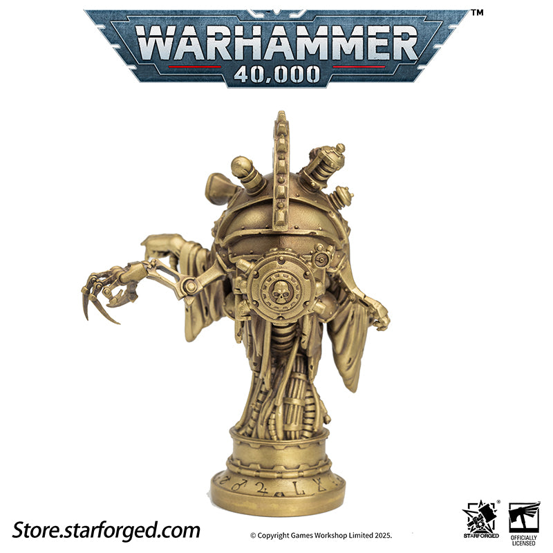 Starforged Warhammer 40K Adeptus Mechanicus Belisarius Cawl Wax Seal Set Men's Jewelry Accessories