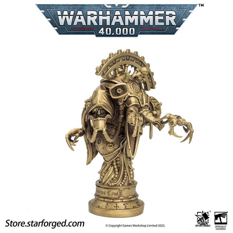 Starforged Warhammer 40K Adeptus Mechanicus Belisarius Cawl Wax Seal Set Men's Jewelry Accessories Belisarius Cawl is a Sacred Archmagos of the Adeptus Mechanicus, and for centuries he has been involved in one of the Imperium's greatest secrets. He first emerged publicly during the 13th Black Crusade at the end of the 41st millennium. Cawl is recognized as a master among masters, holding one of the highest ranks within the Mechanicus.Unlike many Tech-Priests who seek only to replicate or rediscover
