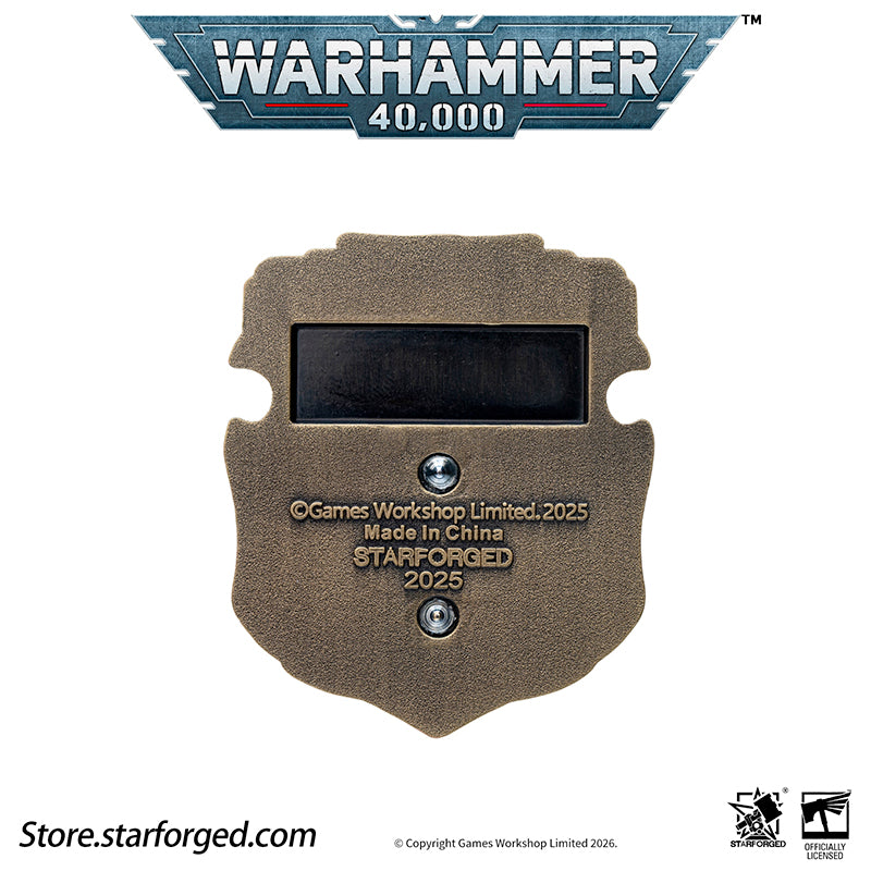 Starforged Warhammer 40K Space Marines Salamanders The Pyroclasts Morale Badge Pin Men's Fashion Jewelry The Salamanders, initially known as the Dragon Warriors, were the 18th of the twenty Space Marine Legions, led by the Primarch Vulkan. The Legion remained loyal during the Horus Heresy but suffered devastating losses in the First Imperial Civil War, which severely limited their role in the remainder of the conflict.  Their Primarch was never recorded as deceased—instead, he is widely believed to be missi