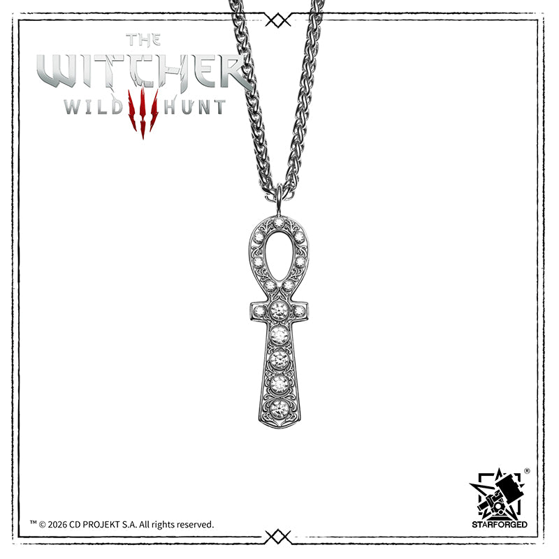 Starforged The Witcher 3: Wild Hunt Keira Metz Necklace Silver Pendant Game Merchandise Officially Authorized