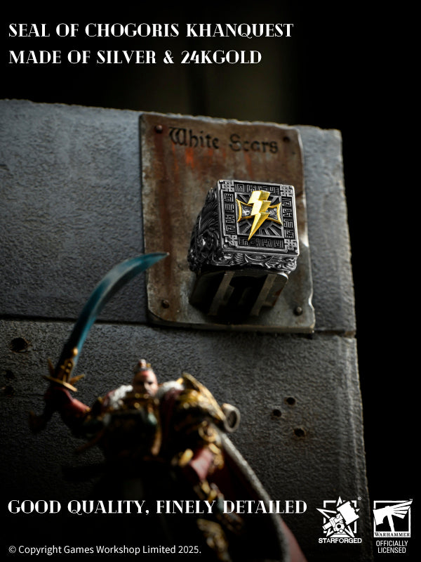 Warhammer 40K Seal of Chogoris Khanquest White Scars Jaghatai Khan Rin