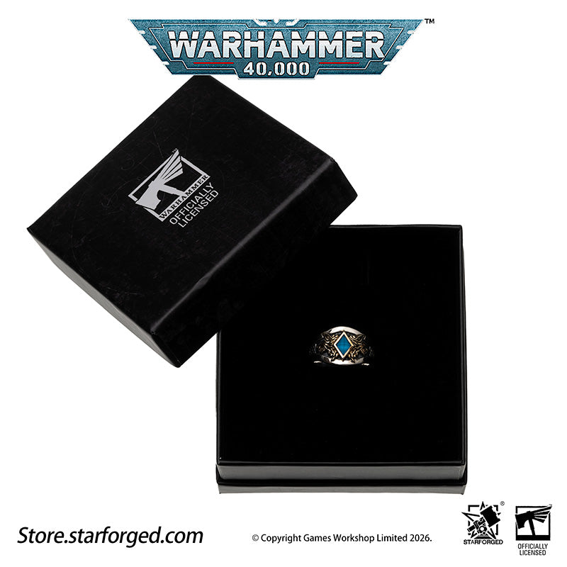 Warhammer 40K Space Wolves Ring of Leman Russ Wolf King Memorial Ring Starforged