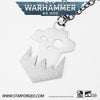 Warhammer 40K Faction Icon Orks Necklace Greenskins Space Orcs by Starforged