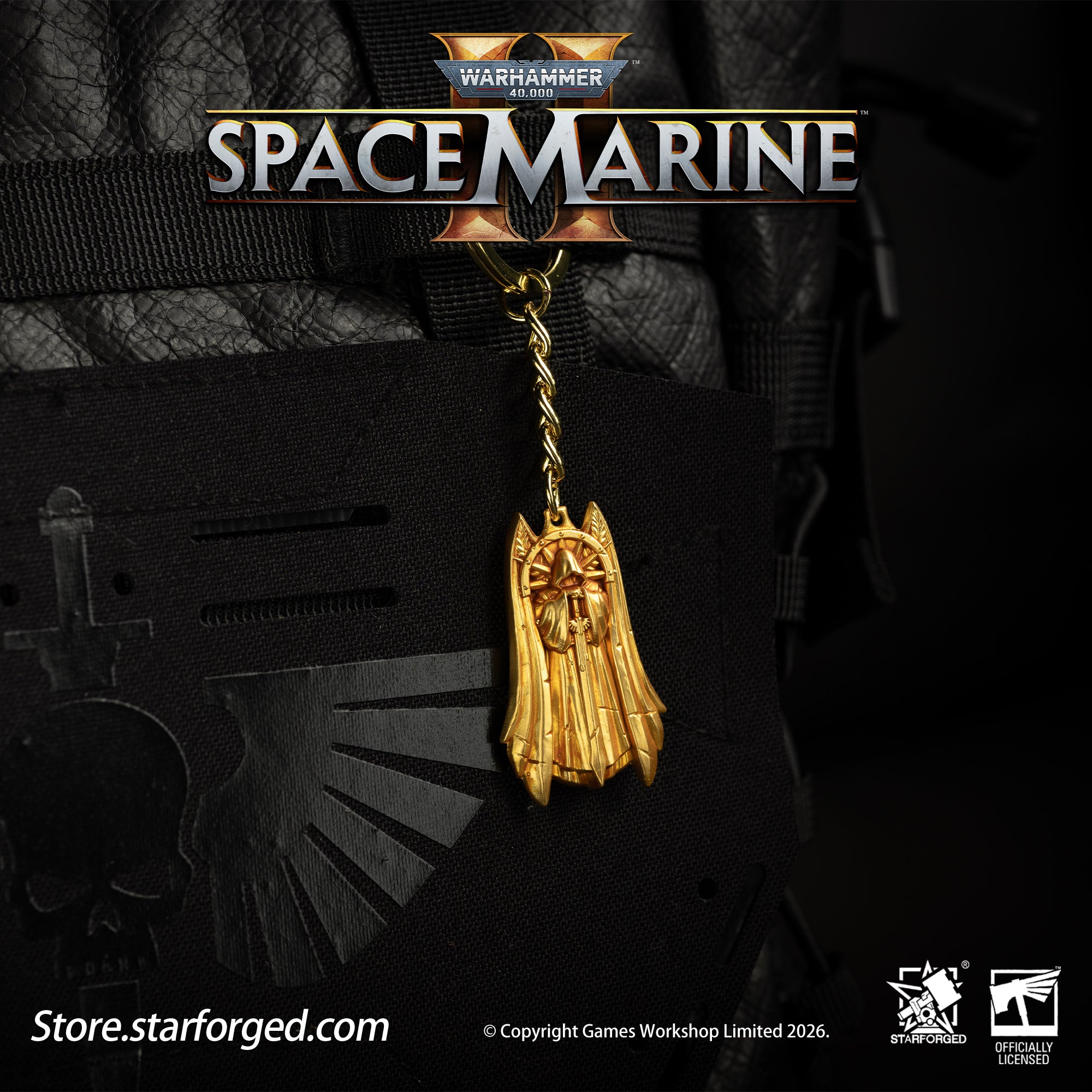 Dark Angels Artificer Chapter Armourial Keychain