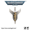 Starforged Lion El'Jonson Warhammer 40K Dark Angels Necklace Men's Space Marines Pendant Gold Inlaid