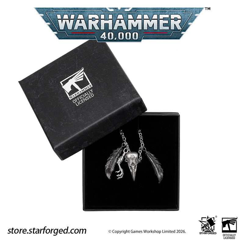 Starforged Warhammer 40K Space Marines Raven Guard The Black Wings of Deliverance Necklace Pendant Men's Fashion Jewelry Sterling Silver Rings The Raven Guard is the smallest Legions of the Great Crusade. They adhere faithfully to the modes of warfare laid down within the Codex Astartes, yet their tactics diverge drastically from those of their brother Legions.At the onset of every battle, the Raven Guard deploy swathes of Scouts to gather intelligence across the front lines.&nbsp; Thereafter, command cadre