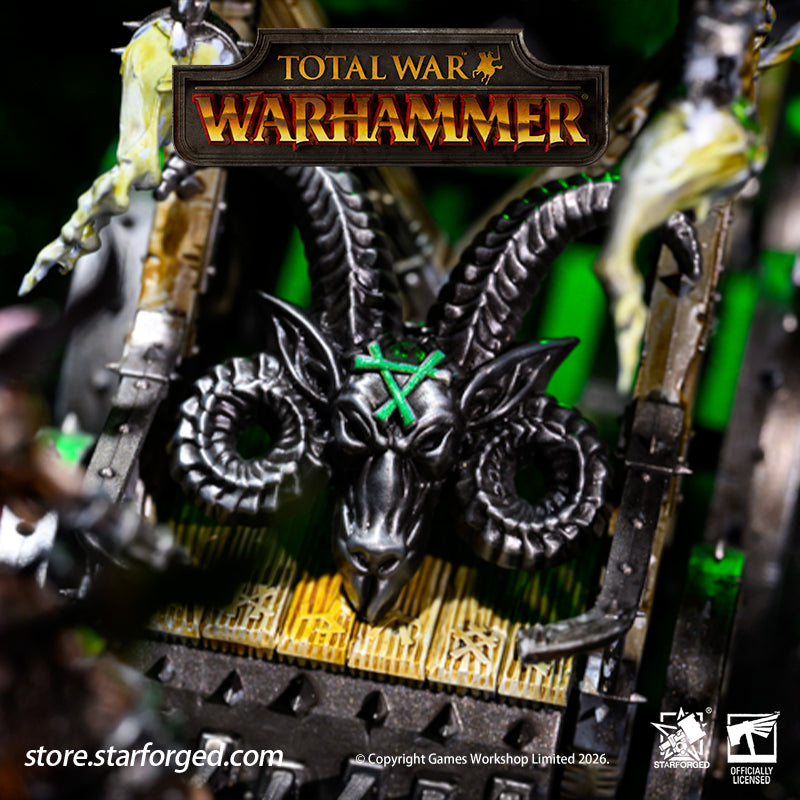 Total War III Warhammer Emblem of the Horned Rat Pin Badge Skaven Faction Race Badge Emblem