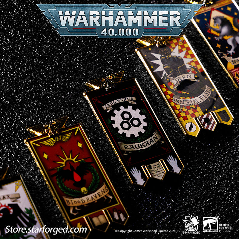 Starforged Space Marines Chapter Banner Collection Refrigerator Magnet Warhammer 40000 Other