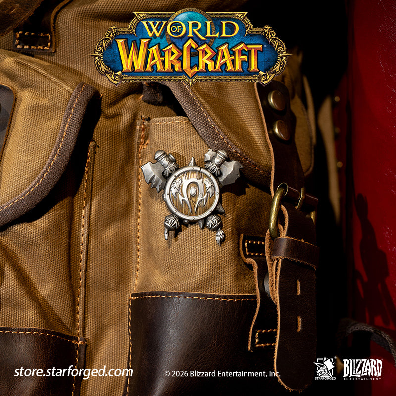STARFORGED World of Warcraft Faction Badges | Men's Fashion Accessories | Officially Authorized | WOW Gifts