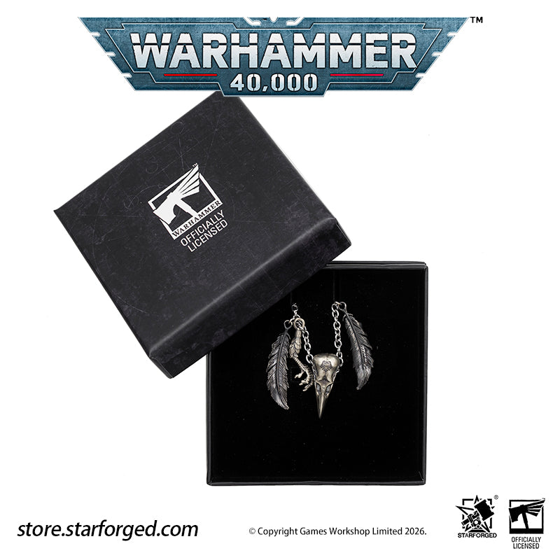 Starforged Warhammer 40K Space Marines Raven Guard The Black Wings of Deliverance Necklace Pendant Men's Fashion Jewelry Sterling Silver Rings The Raven Guard is the smallest Legions of the Great Crusade. They adhere faithfully to the modes of warfare laid down within the Codex Astartes, yet their tactics diverge drastically from those of their brother Legions.At the onset of every battle, the Raven Guard deploy swathes of Scouts to gather intelligence across the front lines.&nbsp; Thereafter, command cadre