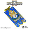 Starforged Warhammer 40K Space Marines 2 Ultramarines Second Company Military Flag Refrigerator Magnet Other