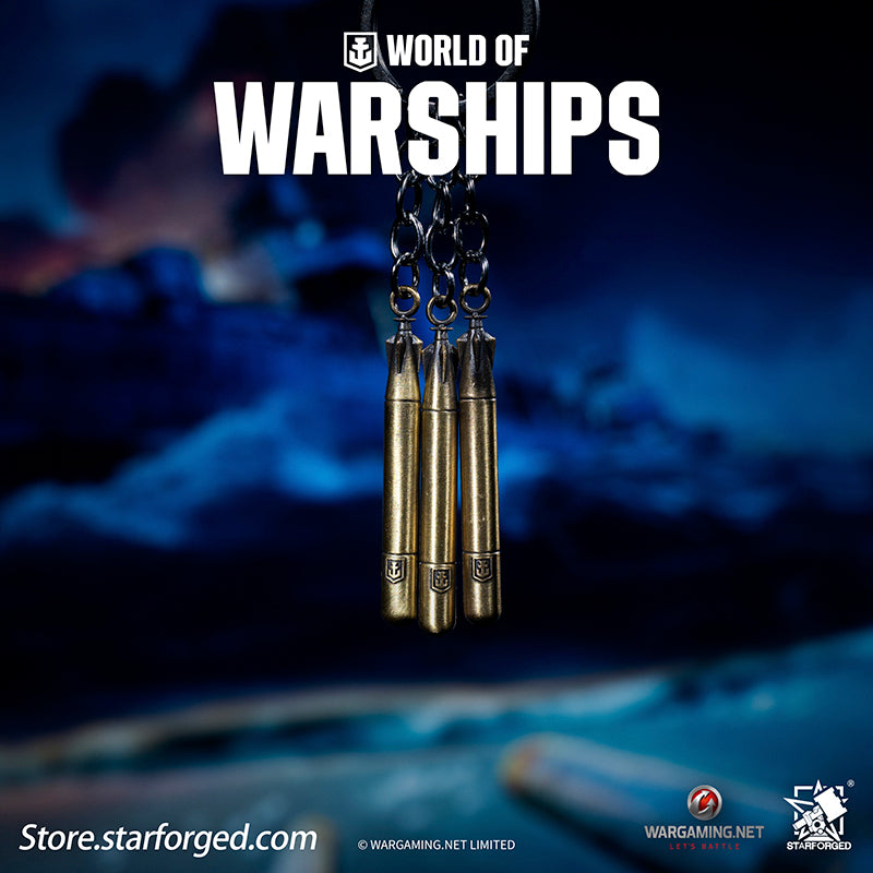 Starforged World of Warships WOWS Torpedo Keychain Game Peripherals Wargaming License