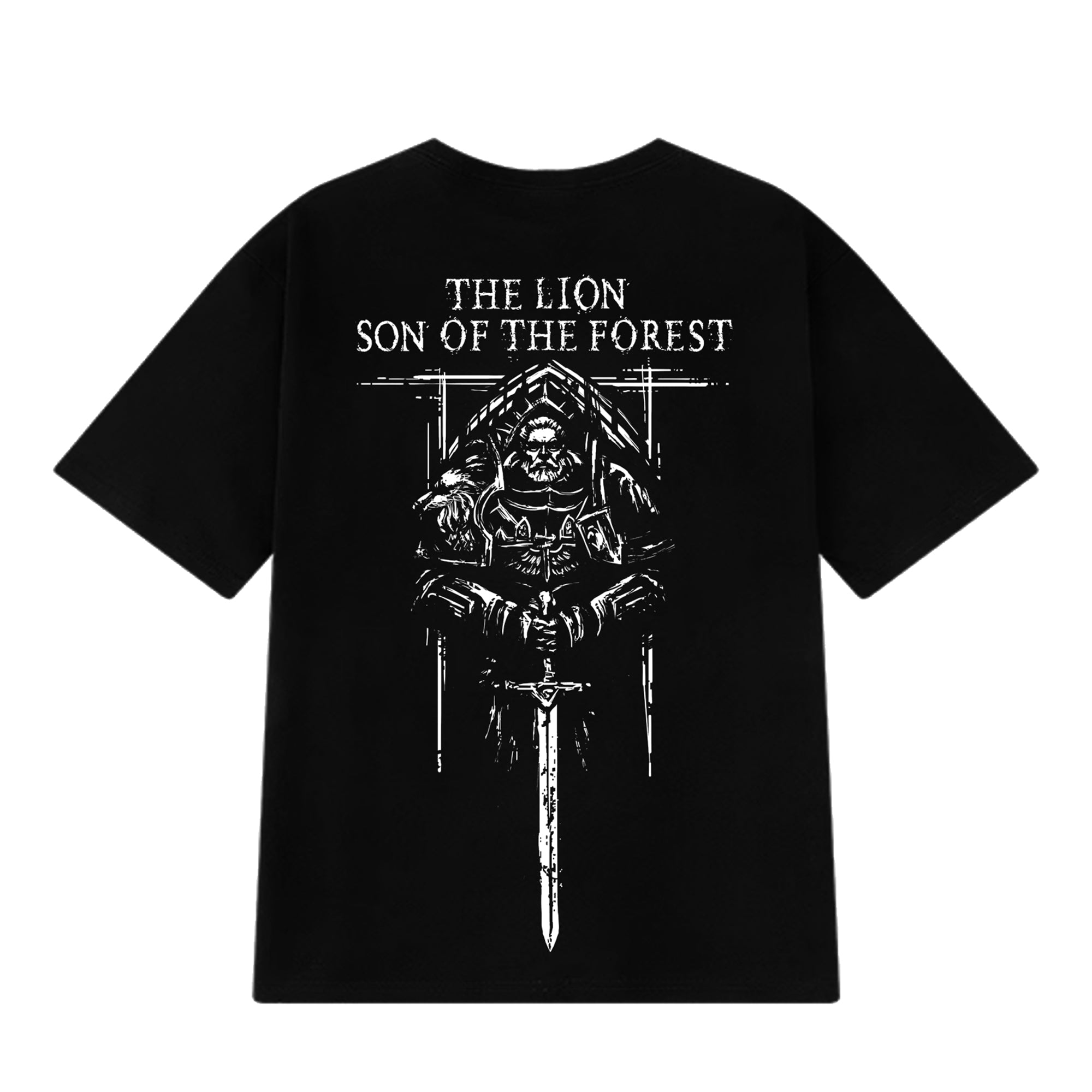 Starforged The Lion Son Of The Forest Fiction Commemorative Short Sleeves T-shirt Men's Black Clothing