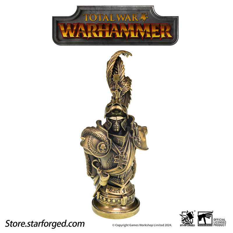 Starforged Warhammer Total War Seal of the Emperor Karl Franz Prince Atldorf Wax Seal Collectible Coin Set Other