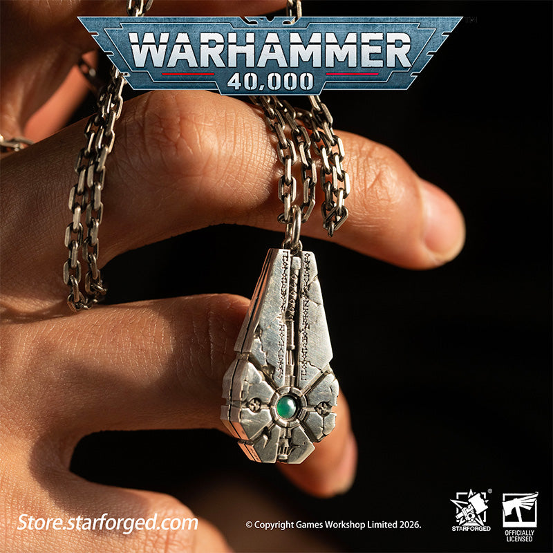 Warhammer 40K Starstele of Dominion Pendant Necrons Necklace by Starforged