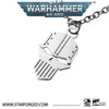 Starforged Chaos Legion Iron Iron Warriors Warhammer 40K Space Marine Necklace Pendant Men's