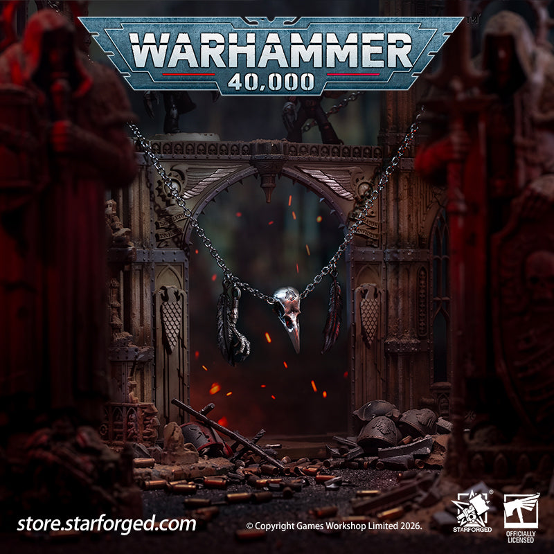 Starforged Warhammer 40K Space Marines Raven Guard The Black Wings of Deliverance Necklace Pendant Men's Fashion Jewelry Sterling Silver Rings The Raven Guard is the smallest Legions of the Great Crusade. They adhere faithfully to the modes of warfare laid down within the Codex Astartes, yet their tactics diverge drastically from those of their brother Legions.At the onset of every battle, the Raven Guard deploy swathes of Scouts to gather intelligence across the front lines.&nbsp; Thereafter, command cadre
