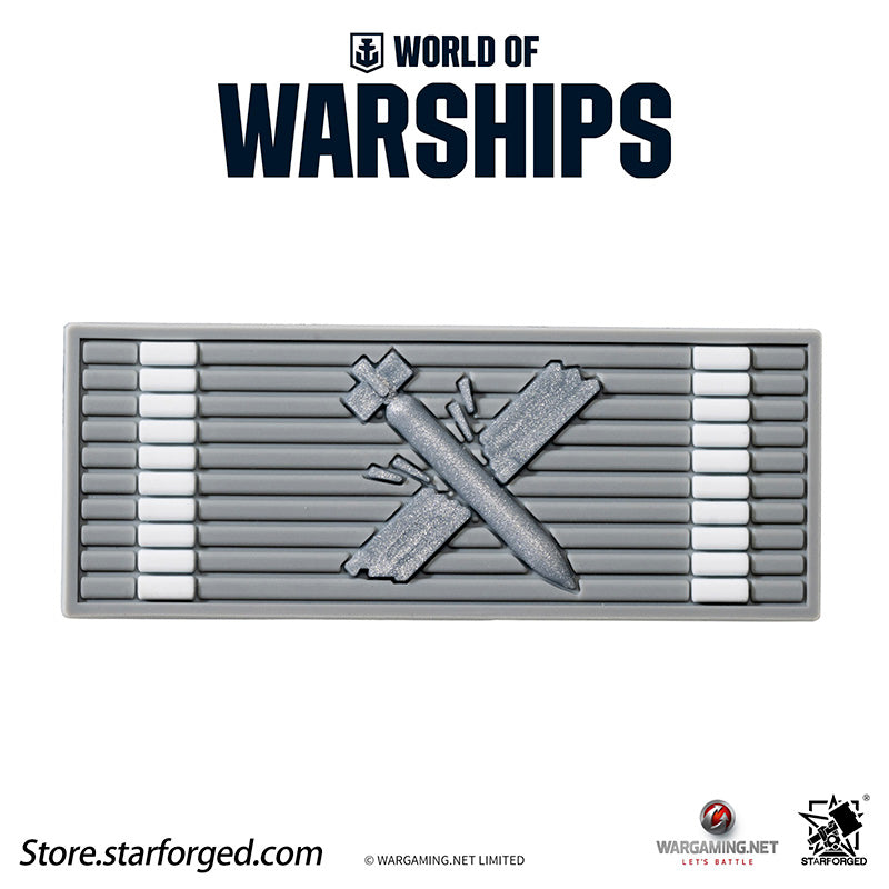 Starforged World of Warships  Game Damage Counting Logo Velcro Men's Accessories Other