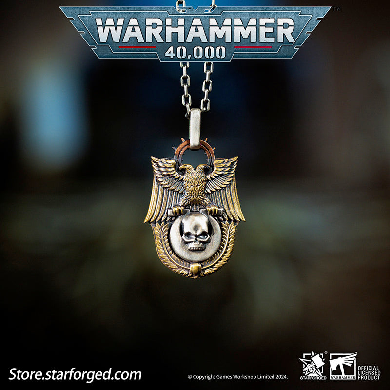 Starforged Warhammer 40K Macragge‘s Triumph Ultramarines Space Marines II Men's Necklace Christmas Gifts