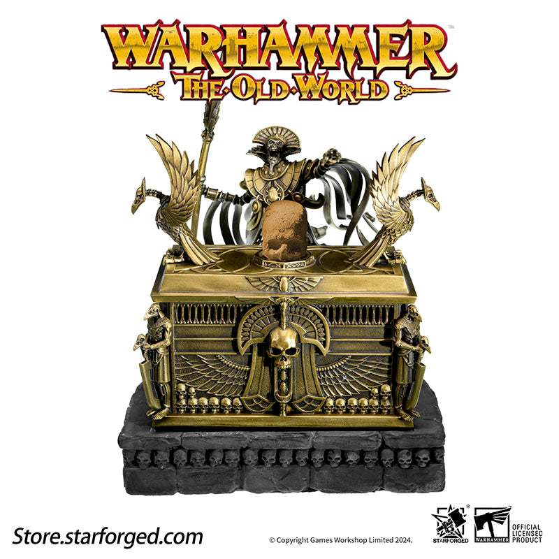 Starforged The Old World Warhammer Casket of Souls Incense Burner Tomb King dynasty Lords Aromatherapy Diffuser Other