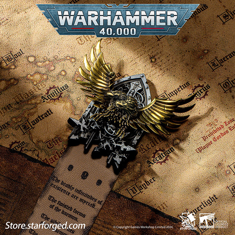 Starforged Compatible with Warhammer 40k Collectible Coin: Imperium Starforged Compatible with Warhammer 40k Collectible Coin: Imperium