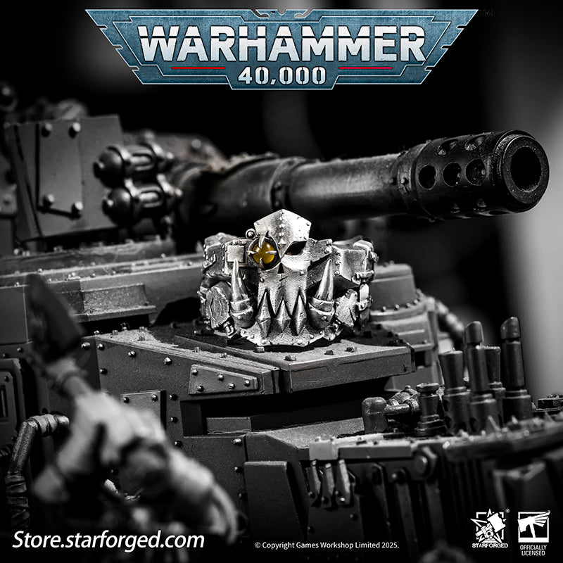 Starforged Warhammer 40K The couple ring of Gork and Mork Greenskins Orkz Sliver Rings Accessories Jewelry The Orkz, a galactic plague, universally dismissed as savages... until they pull bigger guns and choppas from their makeshift pockets. These greenskins are every faction's nemesis in the 40K universe. Across the stars, all civilizations encounter Orkz under the worst possible circumstances, proving the galaxy's iron law: 