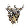 Starforged  Ka'Bandha Khorne Chaos Demon Men's 18K Gold Necklace Warhammer 40K Blood Angel Killer Pendant