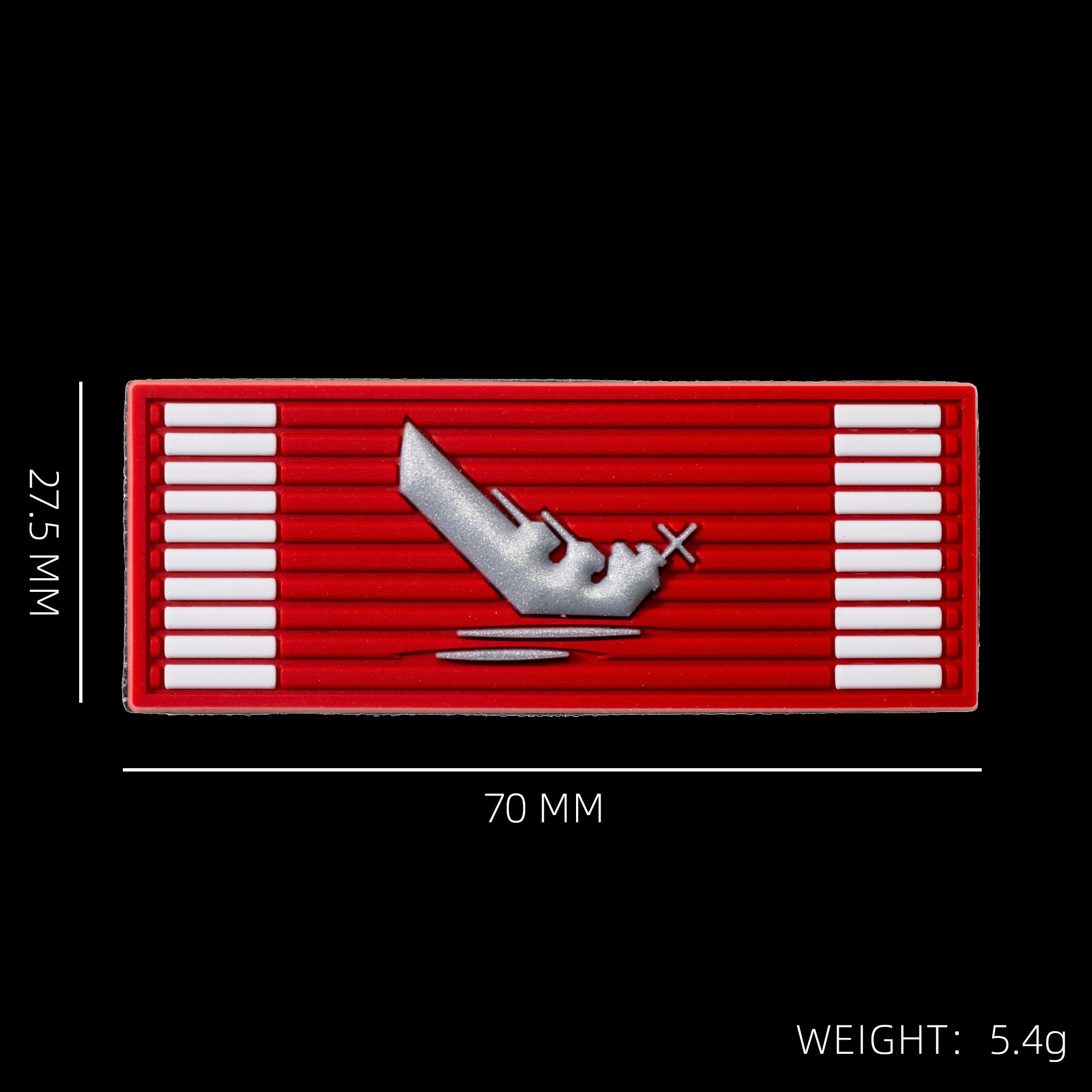 Starforged World of Warships  Game Damage Counting Logo Velcro Men's Accessories Other