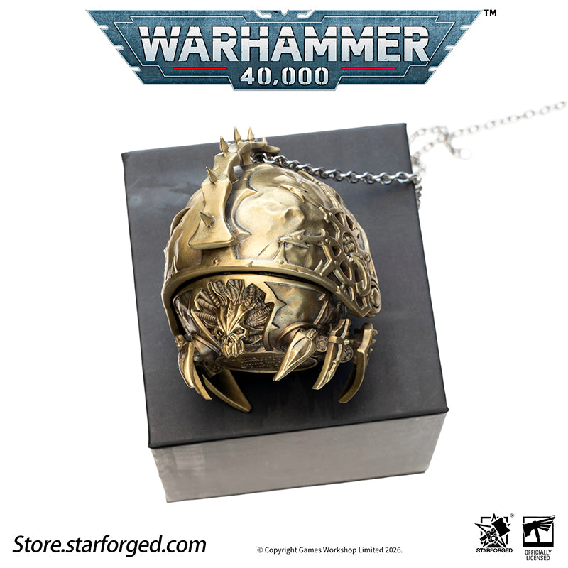 Starforged Warhammer 40K Chaos Space Marines Dark Mechanicum Thurible Incense Burner Men's Fashion Jewelry